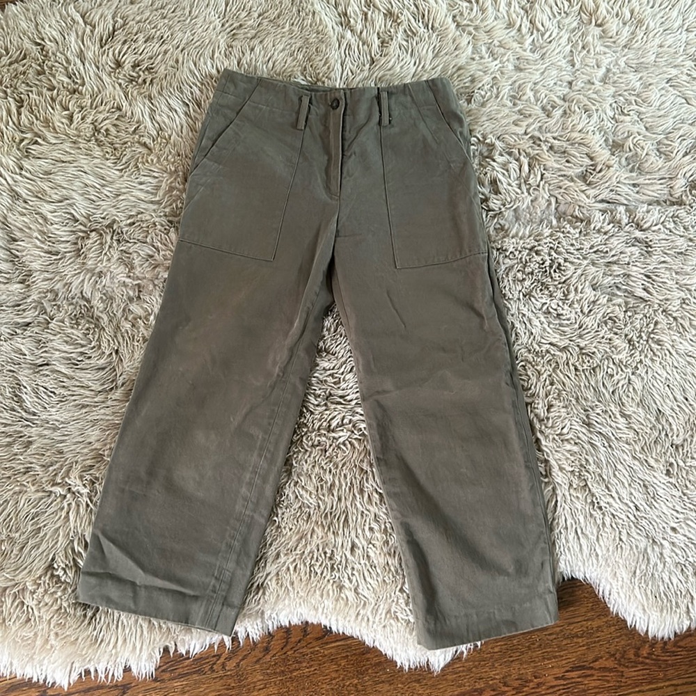 Jenni Kayne Olive Green Pants Chinos sz 4